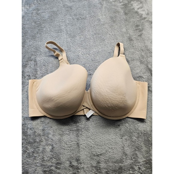 Cacique Other - Cacique Tan Smooth Lightly Lined Full Coverage T-Shirt Bra 42F Nude 1115324